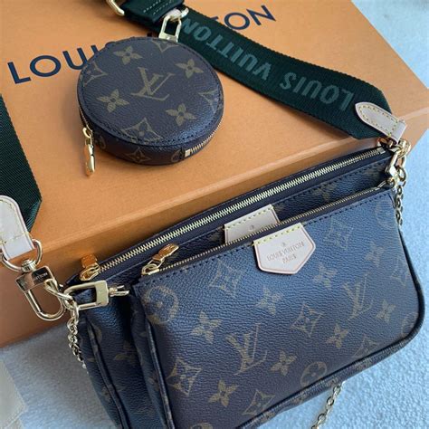 louis vuitton bicolor pochette|authentic Louis Vuitton multi pochette.